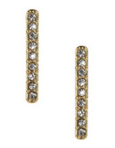 Trina Turk Pave Bar Stud Earrings - Gold