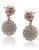 Carolee Gold Pearl And Crystal Drop Pierced Earrings - Gold