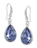 Carolee Royal Blue Faceted Drop Earrings - Blue