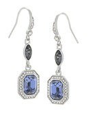 Carolee Royal Blue Drop Earrings - Blue