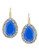 Carolee Rio Radiance Blue Teardrop Pierced Earrings - Blue