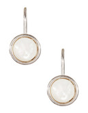 Expression Sterling Silver Lever Back Earrings - Silver