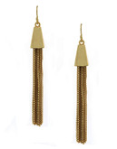 Vince Camuto Gold Tassel Drop Earring - Gold