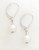 Lauren Ralph Lauren 8mm Ball Drop Earrings - White