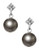 Lauren Ralph Lauren Faux Pearl Drop Earrings - Black