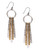 Lucky Brand Lucky Brand Earrings, Silver/Gold-Tone Metal Paddle Earrings - Yellow