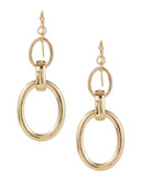 R.J. Graziano Circle Drop Earrings - Gold