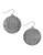 Sam Edelman Snake Disc Drop Earring - Silver