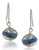 Carolee Cosmic Reflections Blue Rondelle Drop Pierced Earrings - Silver
