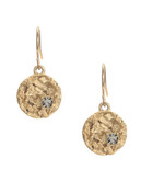 Kenneth Cole New York Small Textured Circle Drop Earring - Gold