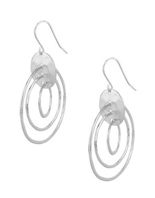 Robert Lee Morris Soho Triple Orbital Drop Earring - Silver