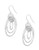Robert Lee Morris Soho Triple Orbital Drop Earring - Silver