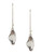 Robert Lee Morris Soho Crystal Wire Drop Earrings - Crystal