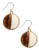 Lucky Brand Gold Tone Drop Earring - Brown