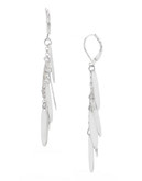 Kenneth Cole New York Silver Stick Linear Earring - Silver