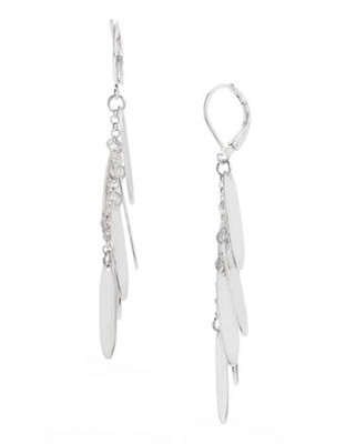 Kenneth Cole New York Silver Stick Linear Earring - Silver