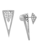 Vince Camuto Glass Drop Earring - Grey