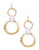 R.J. Graziano Multi Drop Earrings - Gold