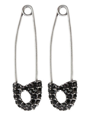 rachel roy safety pin earrings