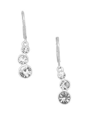 Anne Klein Magic Leverback Drop Earring - SILVER