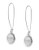 Robert Lee Morris Soho Teardrop Disc Earrings - Silver