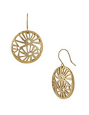 Kenneth Cole New York Round Filigree Drop Earring - Gold