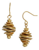 Kenneth Cole New York Stacked Disc Drop Earring - Gold