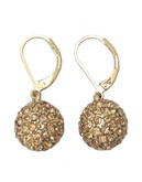 Anne Klein Fireball Leverback Earrings - Gold