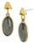 Robert Lee Morris Soho Oval Bead Drop Earring - Gold