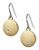 Kensie Embellished Disc Drop Earrings - Gold