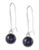 Kensie Wire Social Drop Earrings - Blue