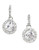 Cezanne Metal Crystal Drop Earring - Crystal