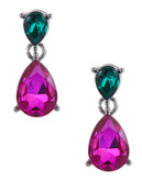Expression Small Crystal Teardrop Earrings - Assorted