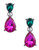 Expression Small Crystal Teardrop Earrings - Assorted