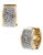 Michael Kors Gold Tone Clear Crystal Pave Huggie Earring - GOLD