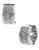 Michael Kors Silver Tone Clear Crystal Pave Huggie Earring - SILVER