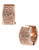 Michael Kors Rose Gold Tone Clear Crystal Pave Huggie Earring - ROSE GOLD