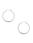 Nadri Small Tapered Hoop - Silver