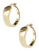Kara Ross Medium Hoop Earrings - Gold