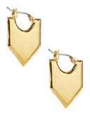 Trina Turk Pointed Latch Back Earrings - Gold