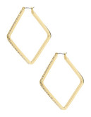 A.B.S. By Allen Schwartz Geometric Hoop Earrings - Gold