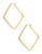 A.B.S. By Allen Schwartz Geometric Hoop Earrings - Gold