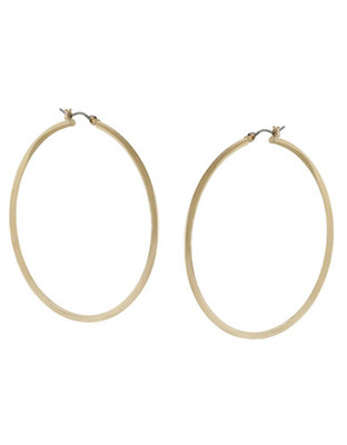Lauren Ralph Lauren Glam Hoop Earrings - Gold