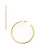 Lauren Ralph Lauren Medium Circle Pave Hoop - Gold