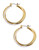 Lauren Ralph Lauren Two-Tone Hoop Earrings - two tone colour