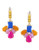 Carolee Rio Radiance Hoop Drop Pierced Earrings - Multi Coloured
