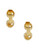 Lauren Ralph Lauren Small  Double Stirrup Clip Hoop - Gold