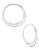 Robert Lee Morris Soho Hammered Double Hoop Earring - Silver