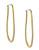 Vince Camuto Gold Elongated Hoop - Gold