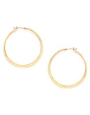Kenneth Cole New York Gold Textured Hoop Earring - Gold
